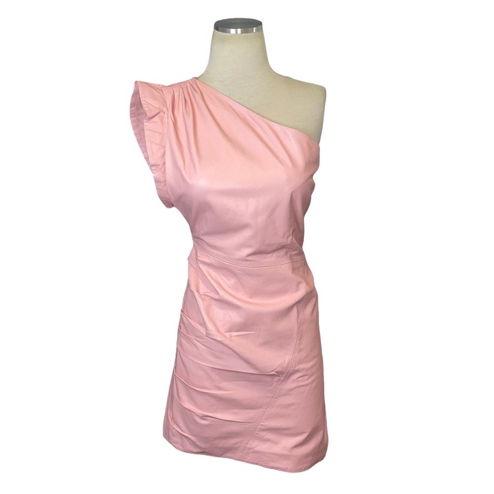 Lamarque Pink One Shoulder Dress - Picture 5 of 12